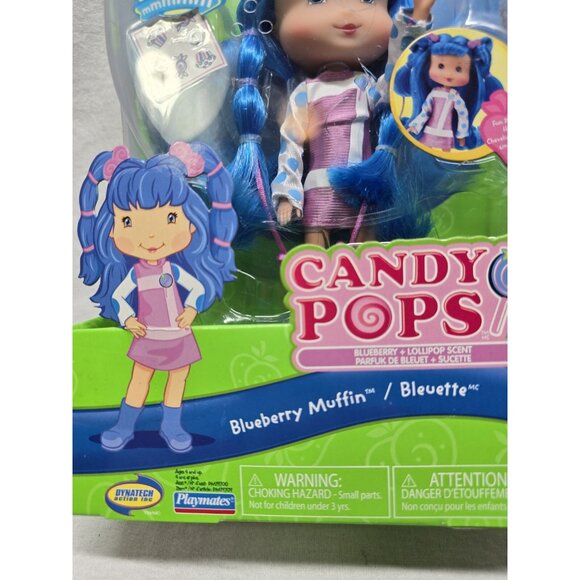 Strawberry Shortcake Candy Pops 2006 Playmates Blueberry Muffin Doll- NEW - Picture 2 of 5